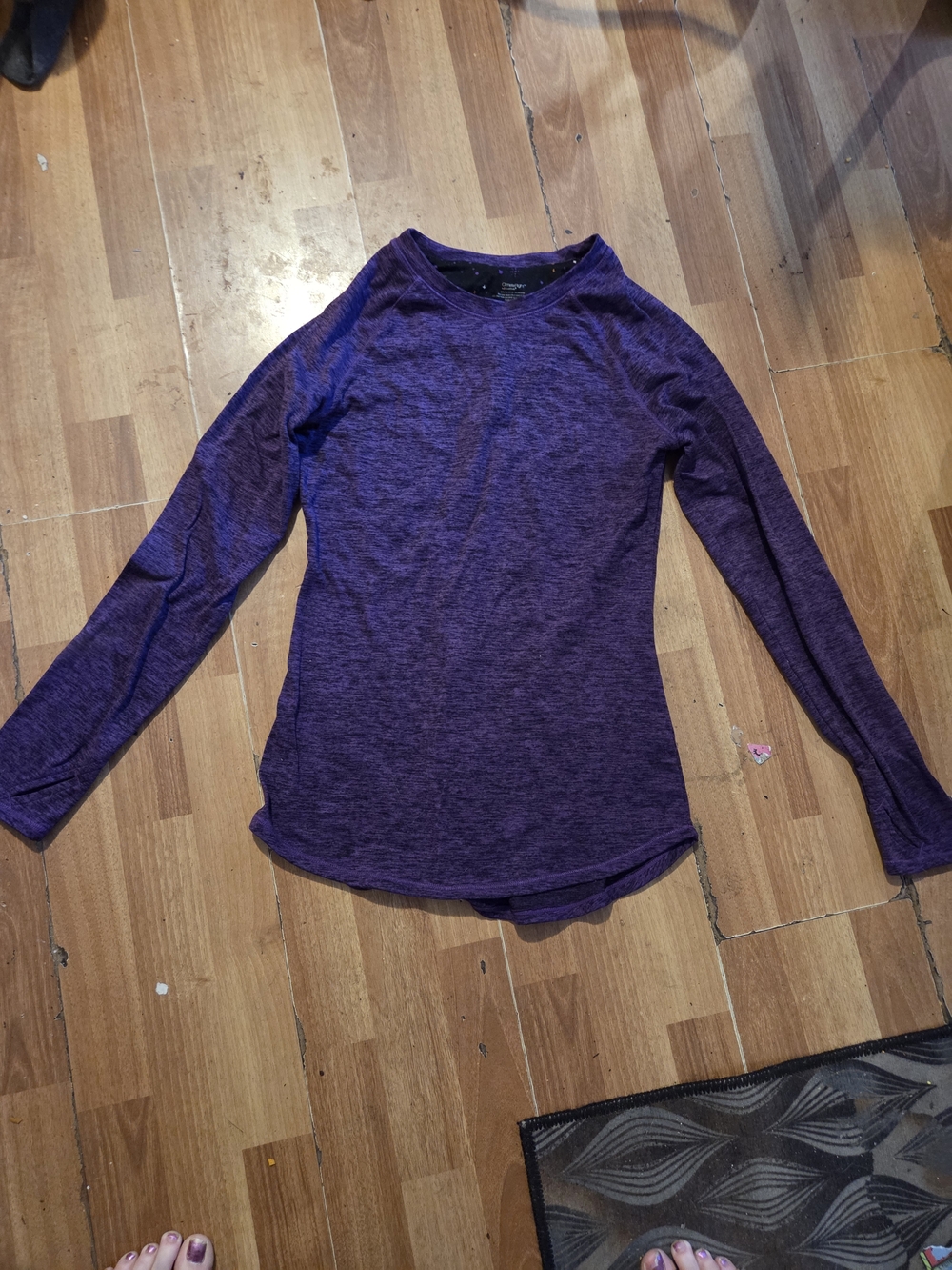 Women's Long-Sleeve Performance Top - Purple